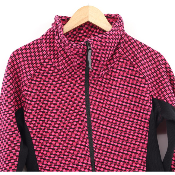 Lululemon Women's Radiant Jacket Deep Dive Berry Rumble Black Sz 10 - Picture 3 of 10